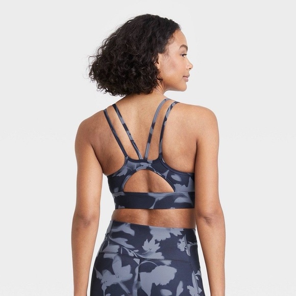 All in Motion Women's Light Support Strappy Racerback Bra | Size Large - Picture 2 of 13